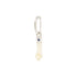 IVORY COLOR HAND EARRING SILVER